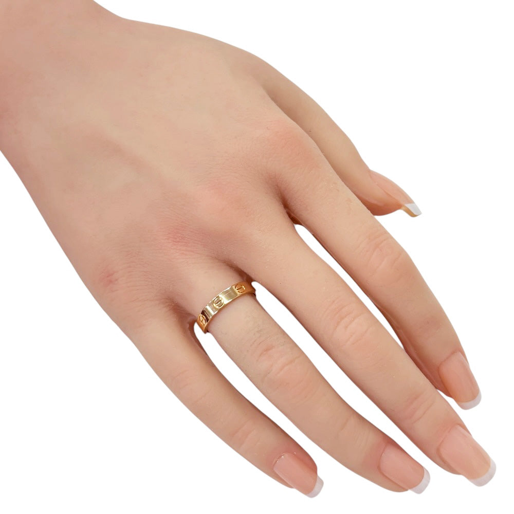 Cartier カルティエ ミニラブリング CARTIER カルティエ ミニラブ リング 指輪 11号 18金 K18ピンク
