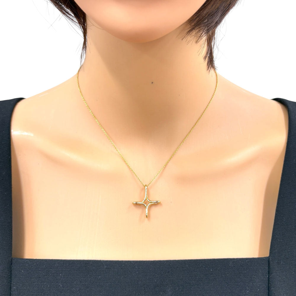 TIFFANY&Co. ティファニー インフィニティ クロス ネックレス 18金 K18