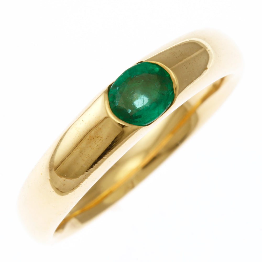 リング 指輪 11号 一粒ジュエリー シンプル 18金 K18イエローゴールド