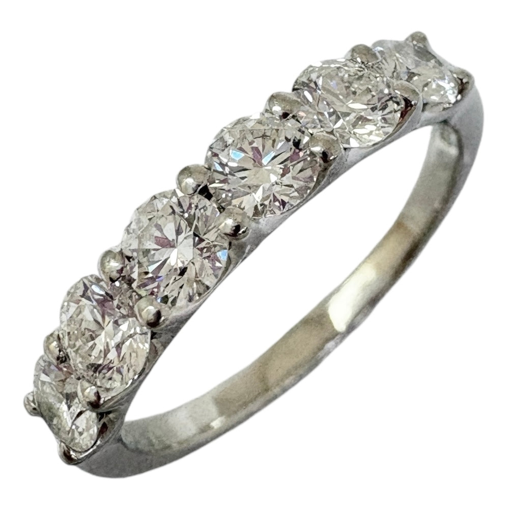 リング 指輪 16号 Pt900プラチナ ダイヤモンド 1.12ct レディース 中古
