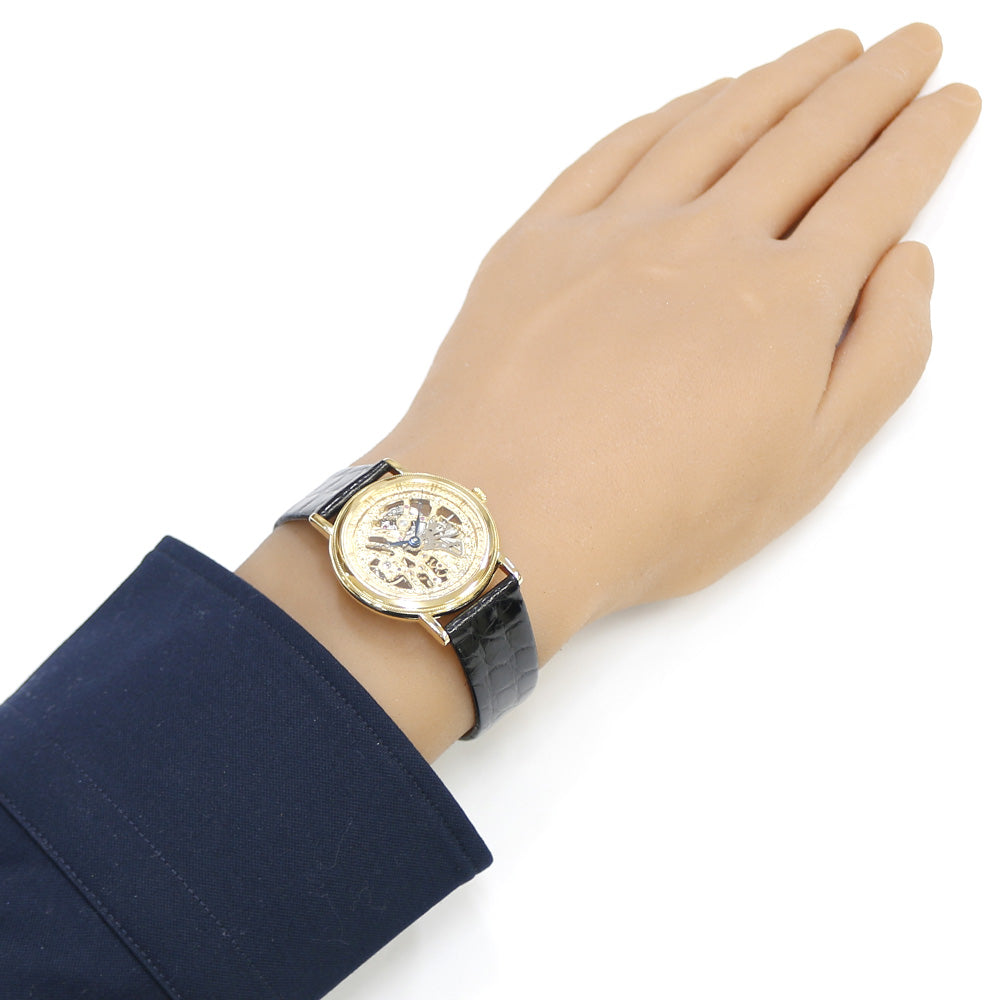 CREDOR SEIKO クレドール セイコー シグノ スケルトン 腕時計 18金 K18 ...