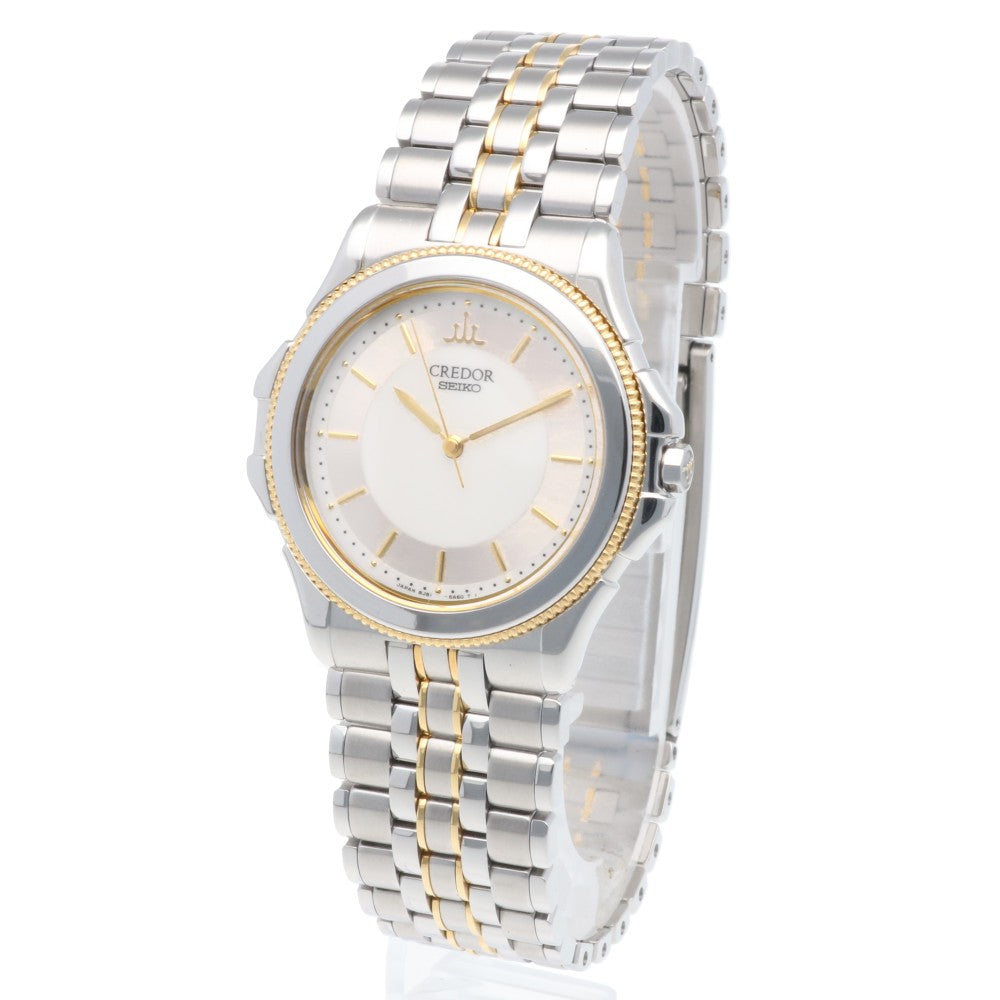 CREDOR SEIKO アナログ時計 ゴールド/シルバー セイコーにおける薄型メカニカルウオッチの原点、＜ゴールドフェザー