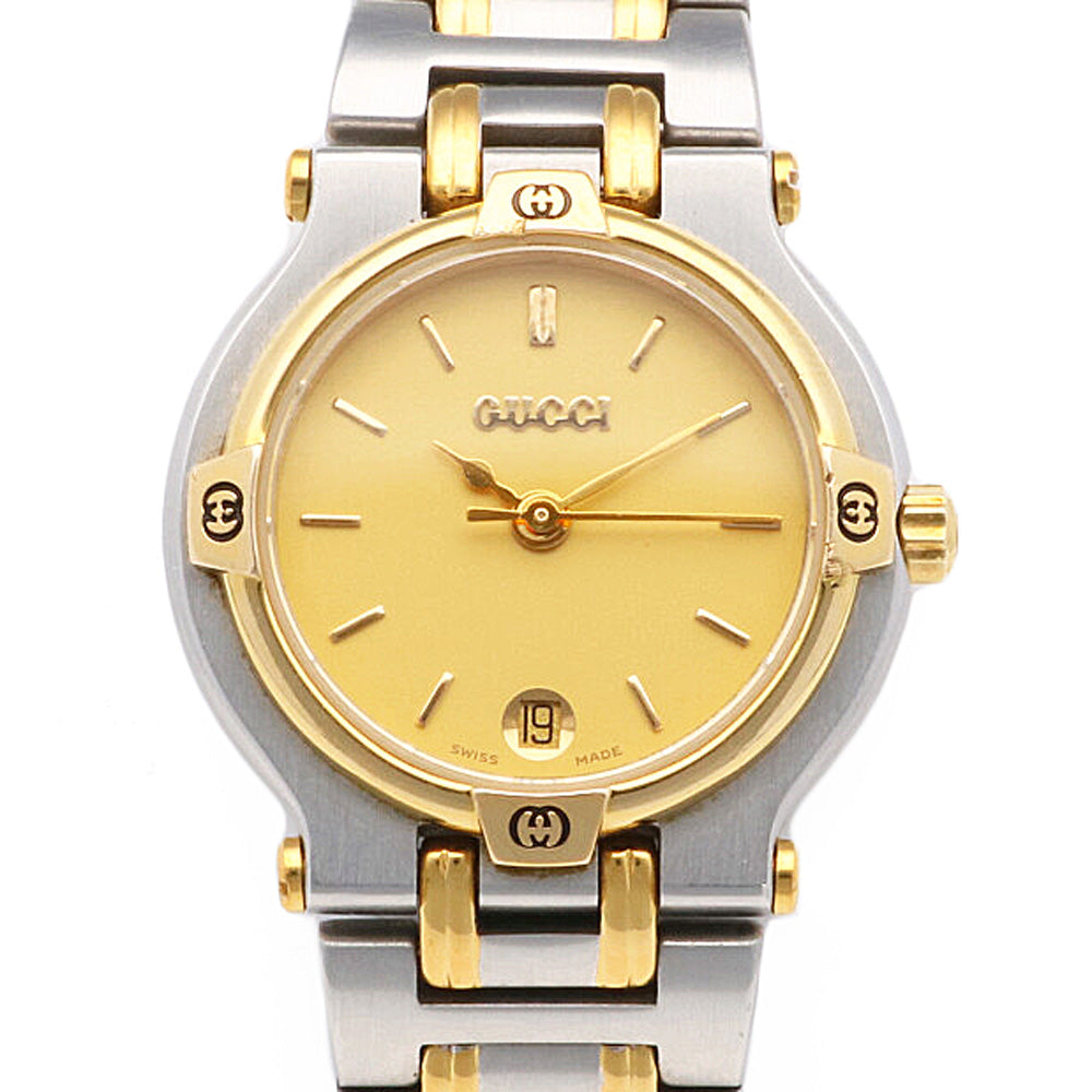 GUCCI グッチ 9000L レディース 腕時計 GUCCI Watch Stainless Steel 9000L Ladies Used [1 Year Warranty