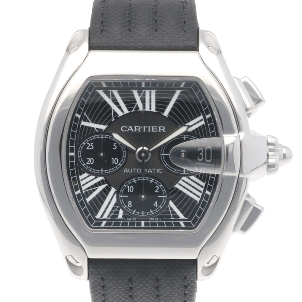 CARTIER Roadster Watch Stainless Steel 2618 Automatic Men's 1 Year