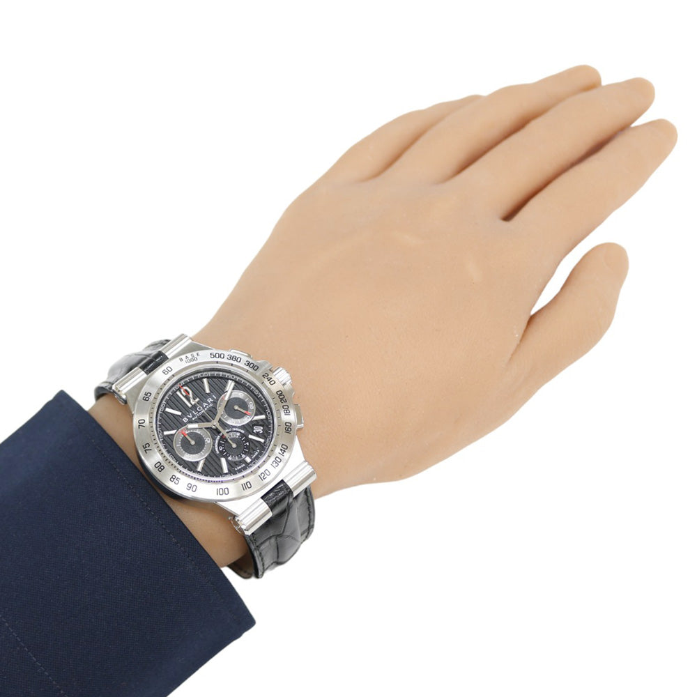 BVLGARI ブルガリ ディアゴノ プロフェッショナル 腕時計 ステンレススチール DP42SCH 自動巻き メンズ 1年保証 中古