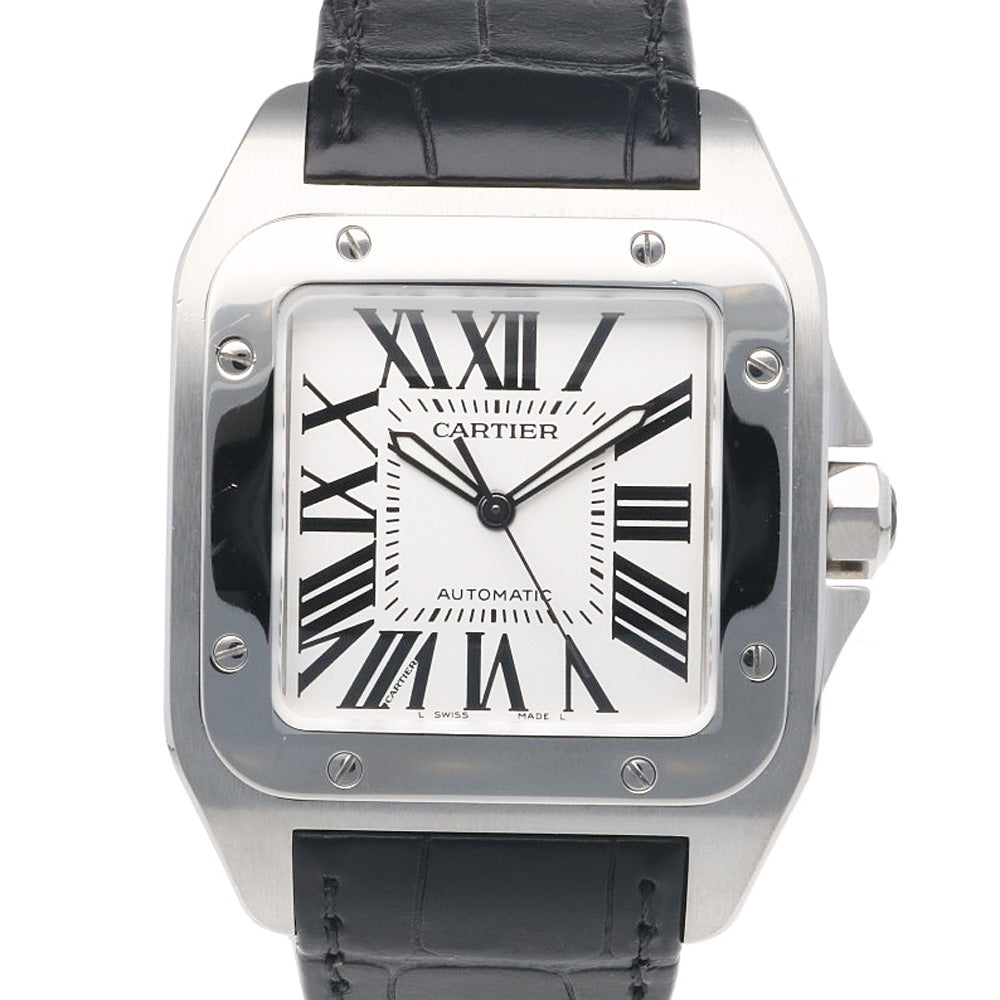 CARTIER カルティエ サントス100LM 腕時計 ステンレススチール 2656 自動巻き メンズ 1年保証 中古 – 【公式】リサイクルキング  オンラインショップ