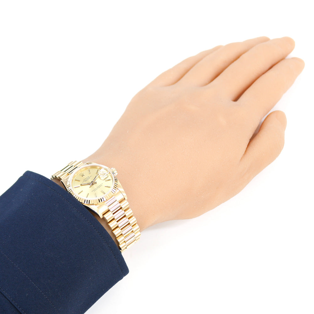 ロレックス ROLEX デイトジャスト 68278 ゴールド ゴールド 自動巻き レディース 腕時計 ROLEX - ロレックス ROLEX デイトジャスト 68278 ゴールド ゴールド