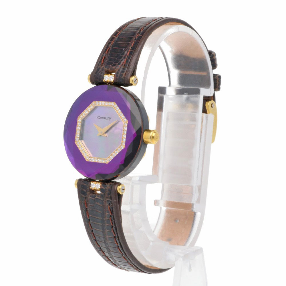 CENTURY センチュリー タイムジェム 腕時計 18金 K18イエロー