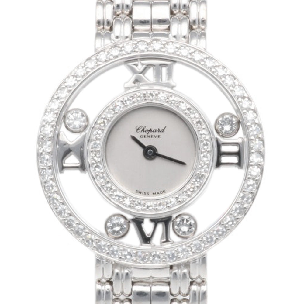 Chopard ショパール ハッピーダイヤモンド 腕時計 18金 K18ホワイト