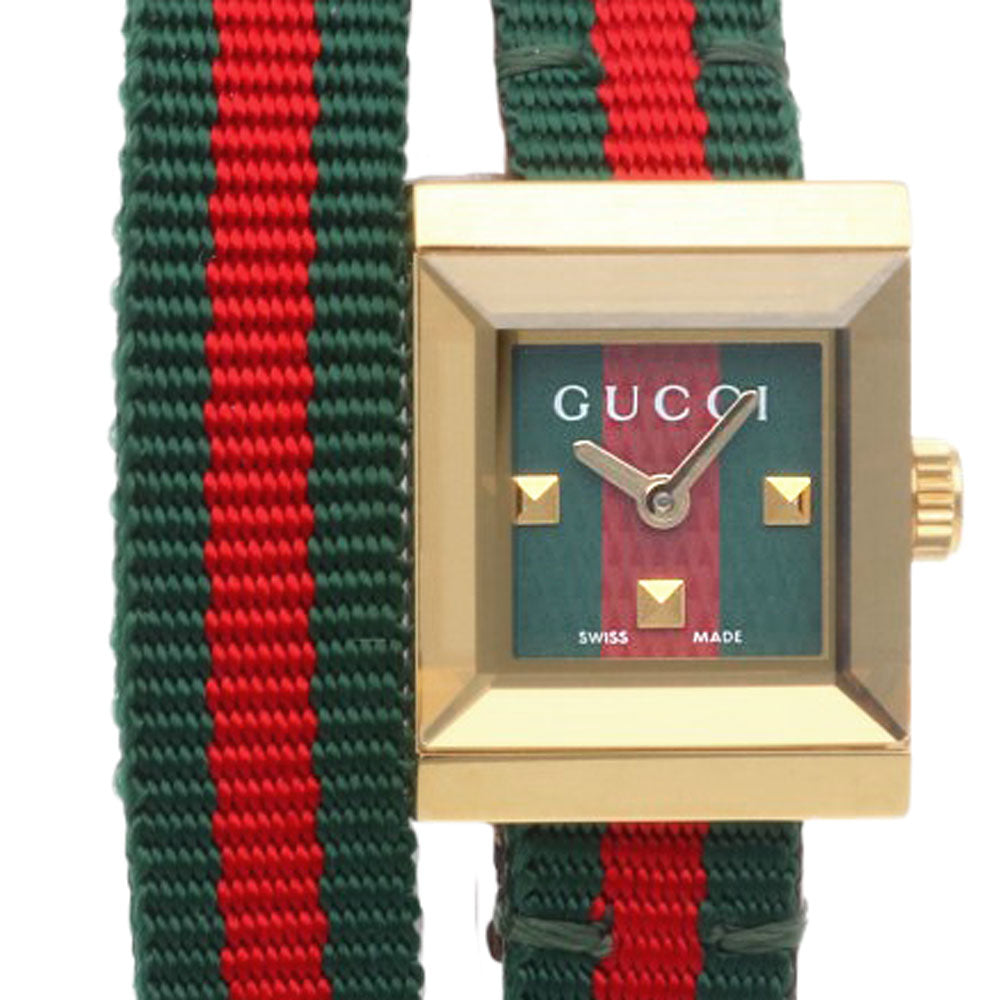 GUCCI　レディース腕時計　型番128.5 GUCCI Gucci Watch GP 128.5 Quartz Ladies 1 Year Warranty Used