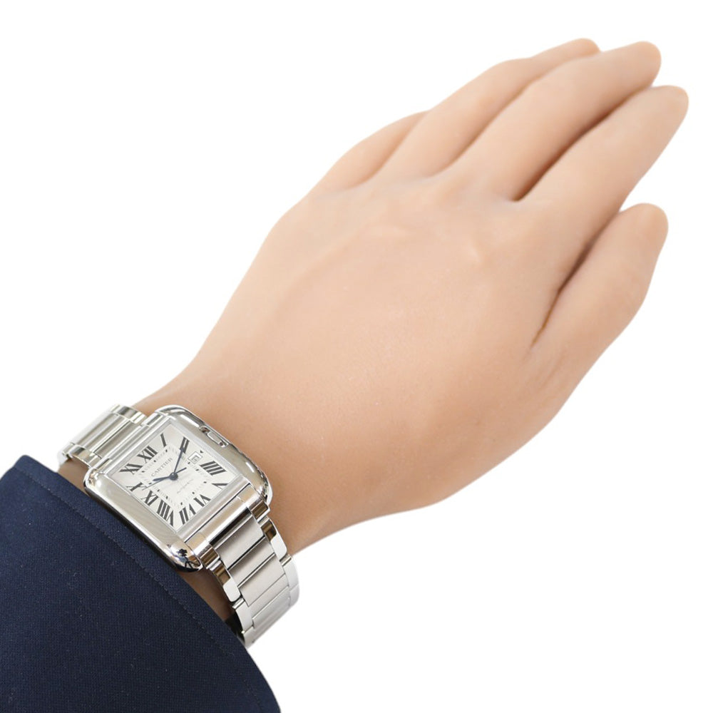 CARTIER カルティエ タンクアングレーズ 腕時計 ステンレススチール
