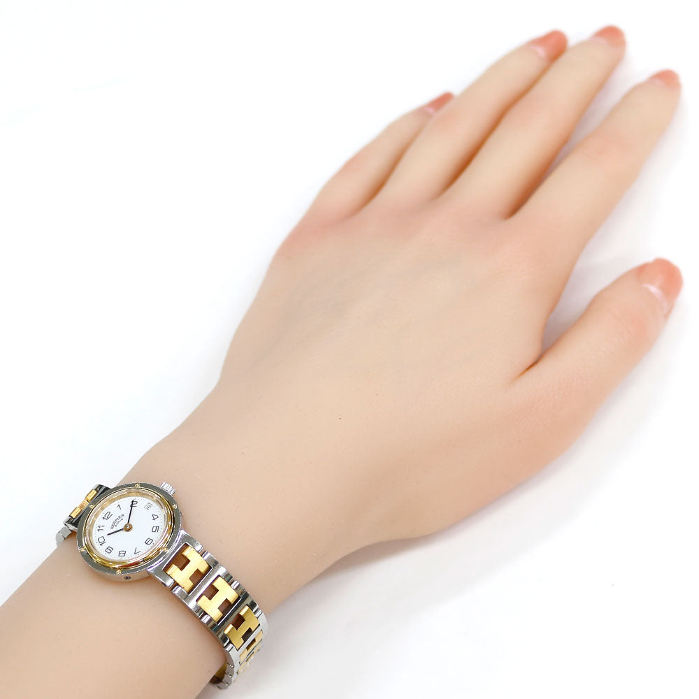 HERMES Hermes Clipper Watch Stainless Steel 51.03 Quartz Ladies 1