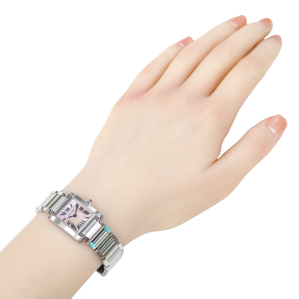 CARTIER カルティエ タンクフランセーズ SM 腕時計 ステンレススチール