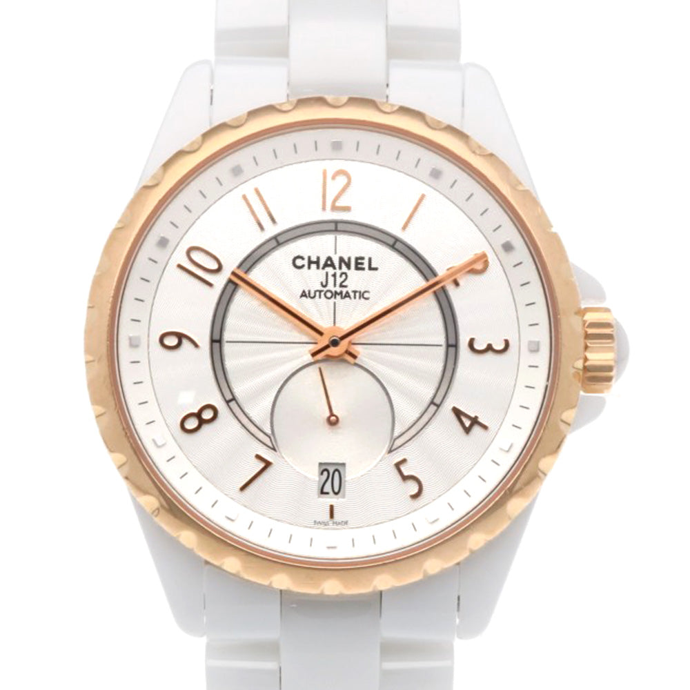 CHANEL J12 ホワイト　33mm ウォッチ　オレンジ365様 CHANEL J12 Watch Ceramic J12-365 Automatic Overhauled Men's 1 Year
