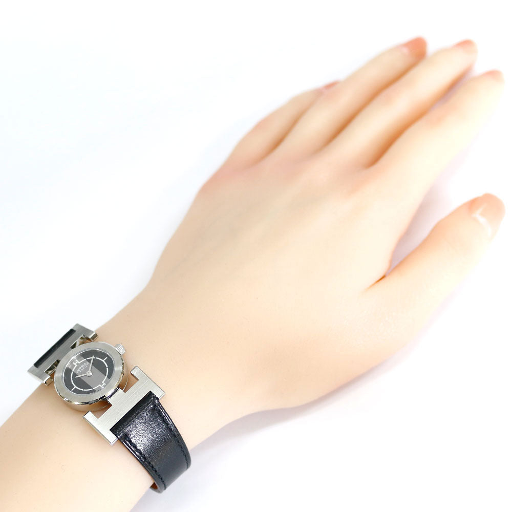 573 稼動　HERMES 時計　PA1.210 パプリカ　レディース　ホワイト HERMES エルメス パプリカ 腕時計 ステンレススチール PA1.210