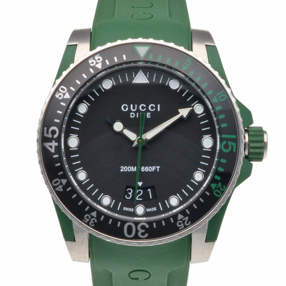 GUCCI グッチ ダイブ 腕時計 ステンレススチール YA136310/136.3