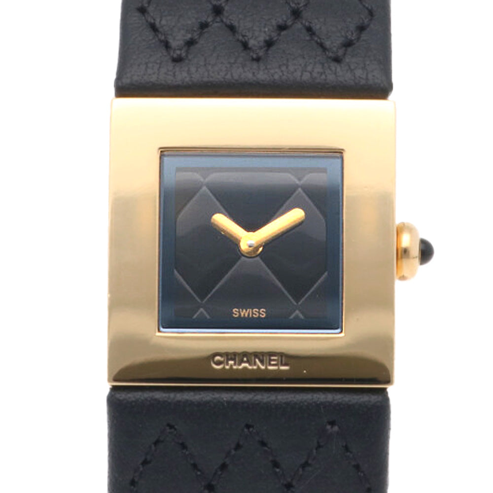 CHANEL シャネル マトラッセ 腕時計 18金 K18イエローゴールド H0111
