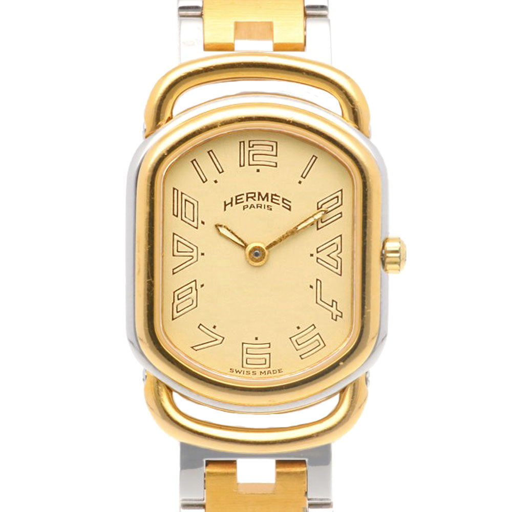 HERMES エルメス ラリー 腕時計 ステンレススチール クオーツ