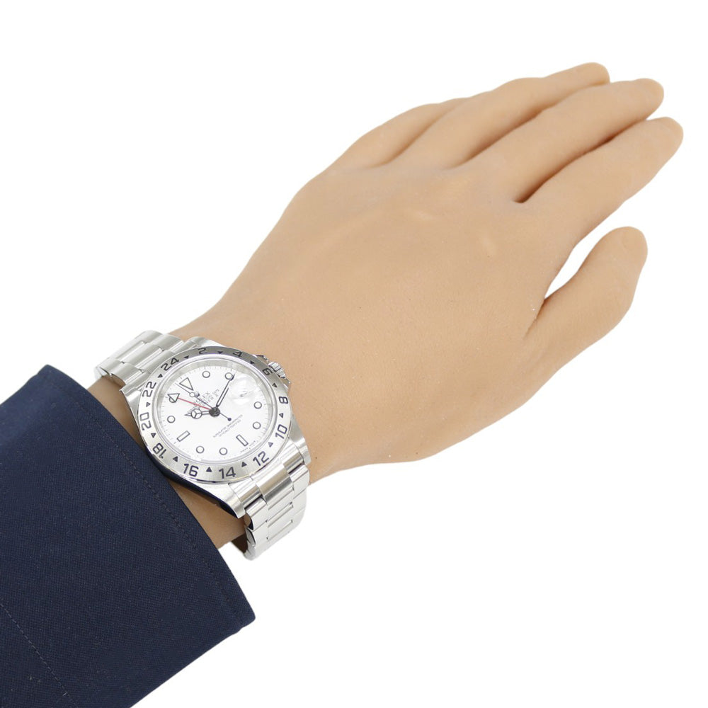 ROLEX ロレックス エクスプローラー2 オイスターパーペチュアル 腕時計 ステンレススチール 16570 自動巻き メンズ 1年保証 中 –  【公式】リサイクルキング オンラインショップ
