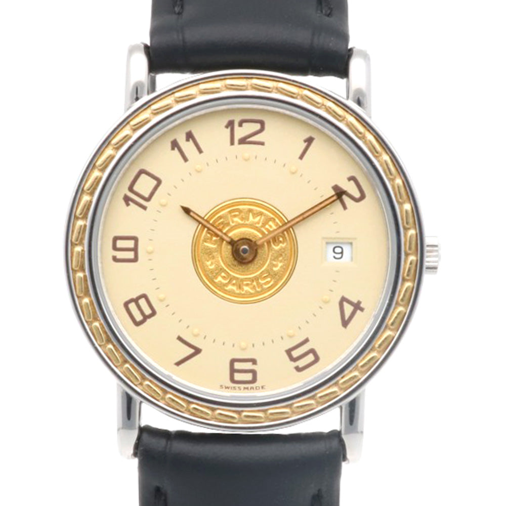 HERMES エルメス セリエ 腕時計 ステンレススチール クオーツ