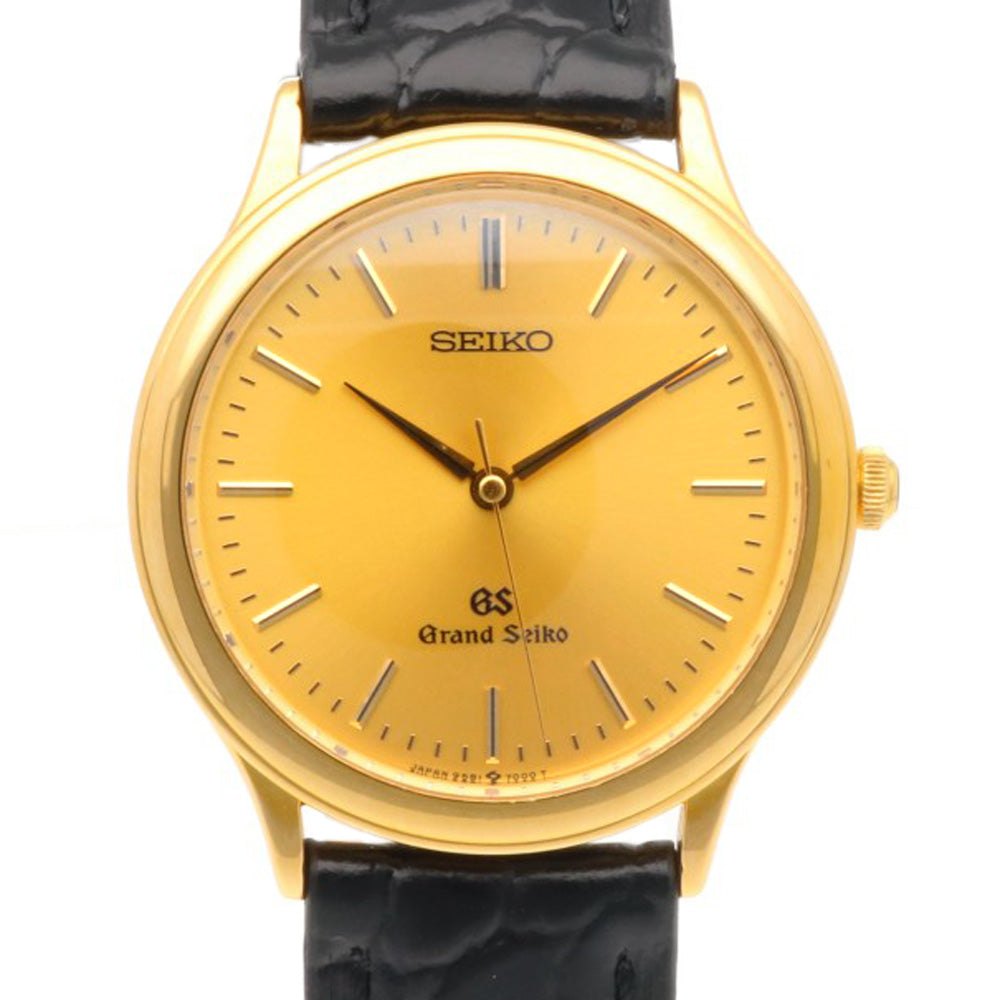 SEIKO セイコー 腕時計 18金 K18イエローゴールド 9581-7000
