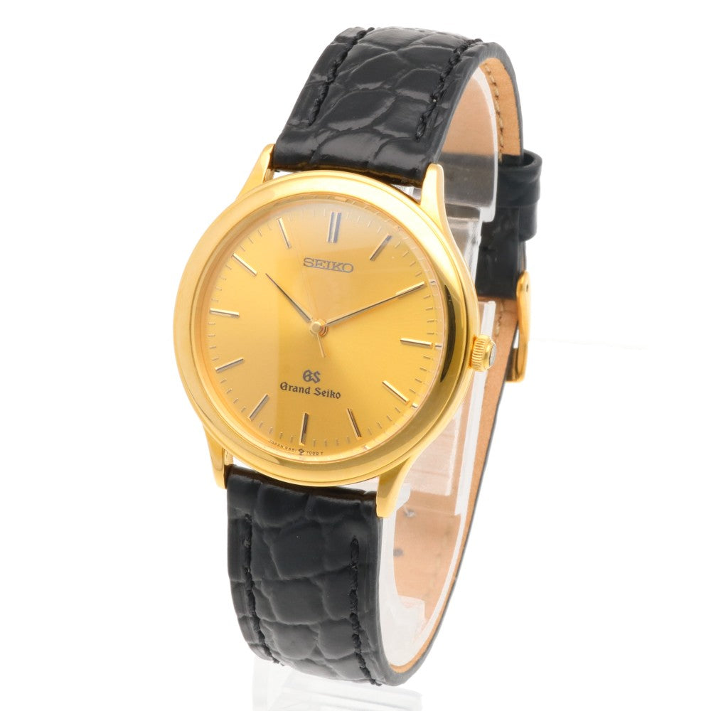SEIKO セイコー 腕時計 18金 K18イエローゴールド 9581-7000 クオーツ