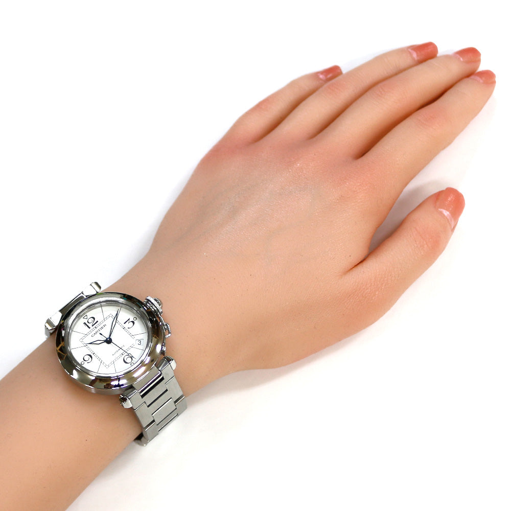 【60回無金利対象】カルティエ CARTIER パシャC 腕時計 時計 ステンレススチール 2324 自動巻き ユニセックス 1年保証 中古