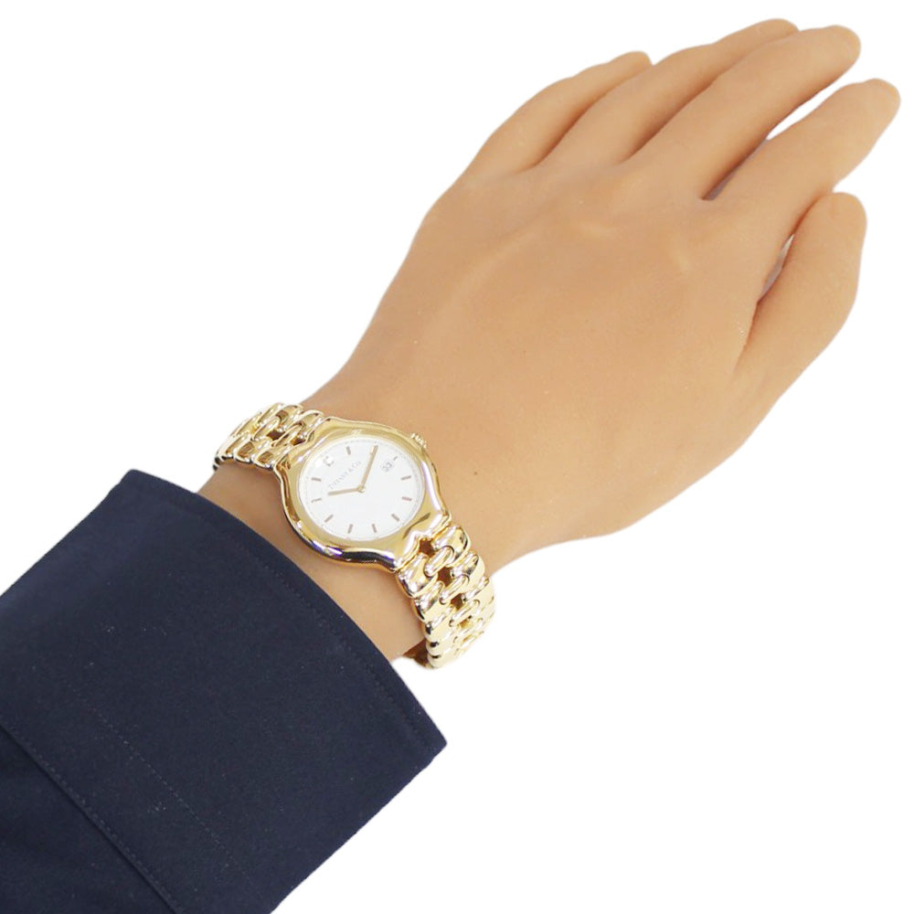 TIFFANY&Co. ティファニー ティソロ 腕時計 18金 K18イエロー