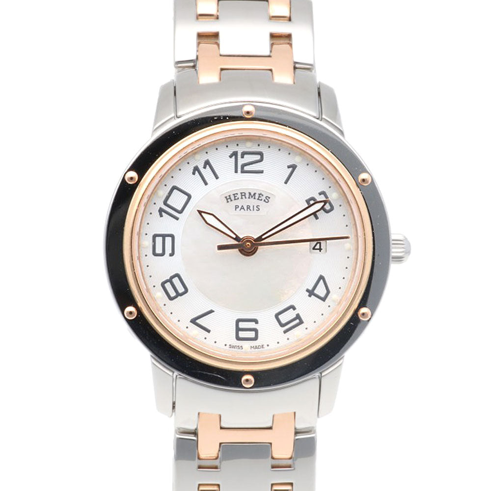 HERMES エルメス クリッパー 腕時計 ステンレススチール CP1.321