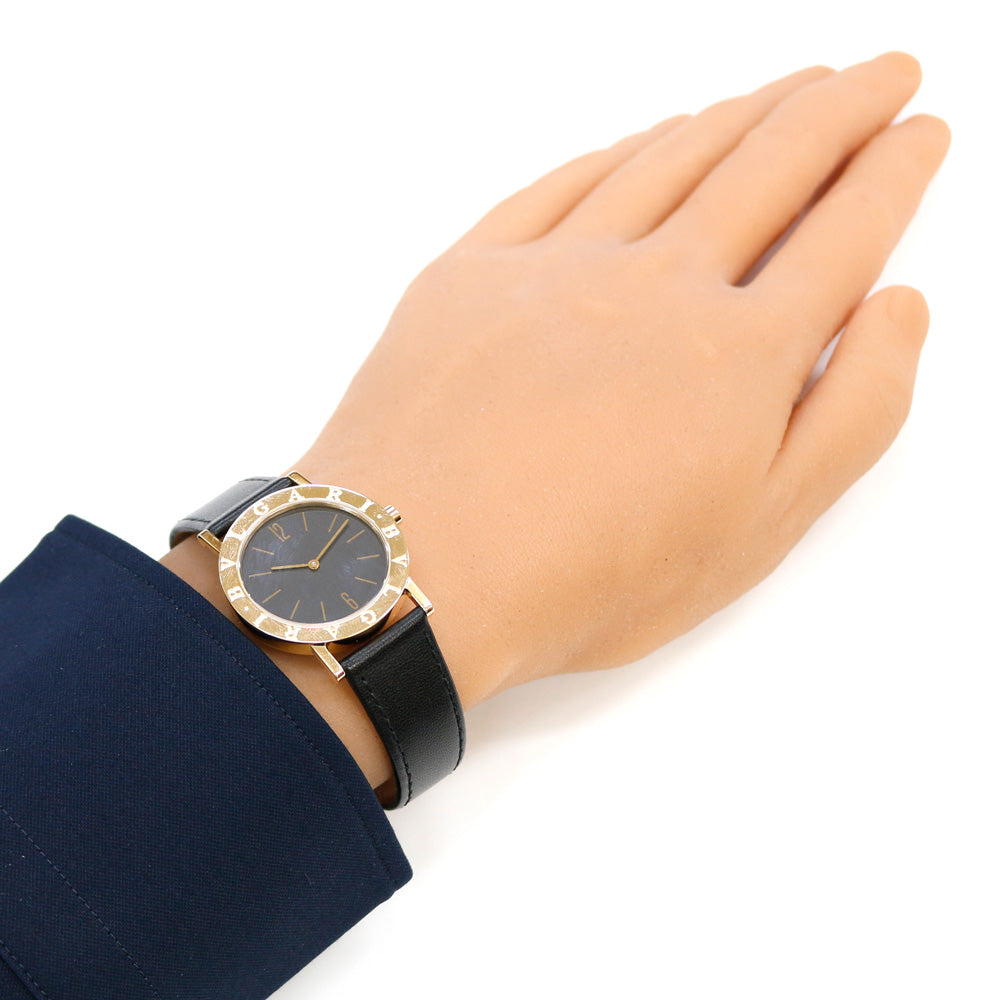 BVLGARI ブルガリ ブルガリブルガリ 腕時計 18金 K18イエローゴールド
