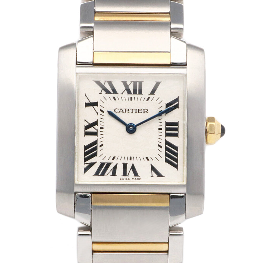 CARTIER カルティエ タンクフランセーズ MM 腕時計 ステンレススチール