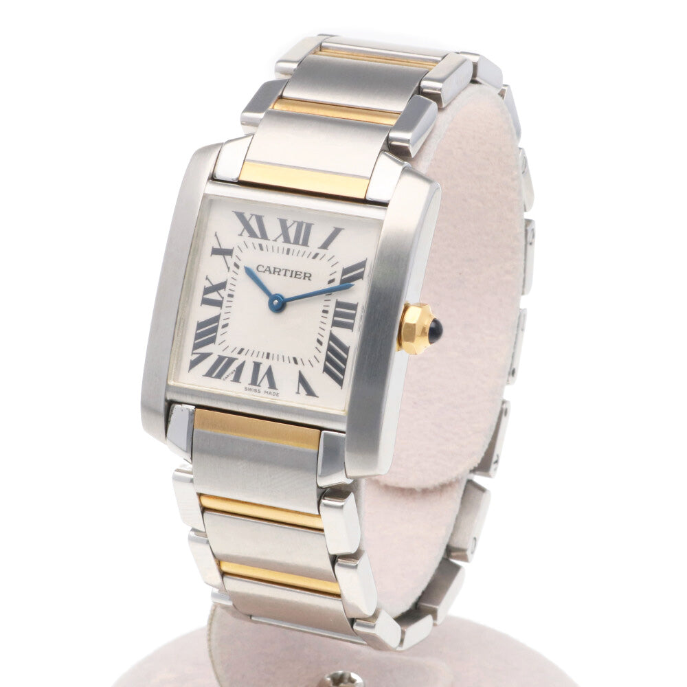 CARTIER カルティエ タンクフランセーズ MM 腕時計 ステンレススチール