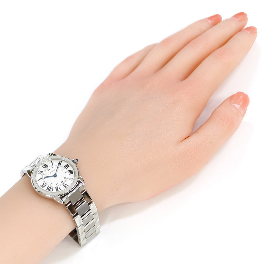 カルティエ CARTIER ロンドソロ SM 腕時計 ステンレススチール W6701004(3601) レディース 中古 【1年保証】