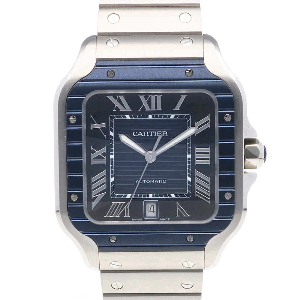 カルティエ サントス ドゥ カルティエ LM 腕時計 ステンレススチール WSSA0048 自動巻き メンズ 1年保証 CARTIER 【 –  【公式】リサイクルキング オンラインショップ