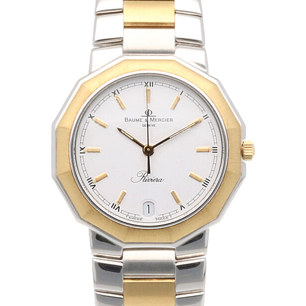 Baume & Mercier Riviera 5131 メンズ腕時計 クォーツ Baume & Mercier ボーム＆メルシェ リヴィエラ コンビ 腕時計