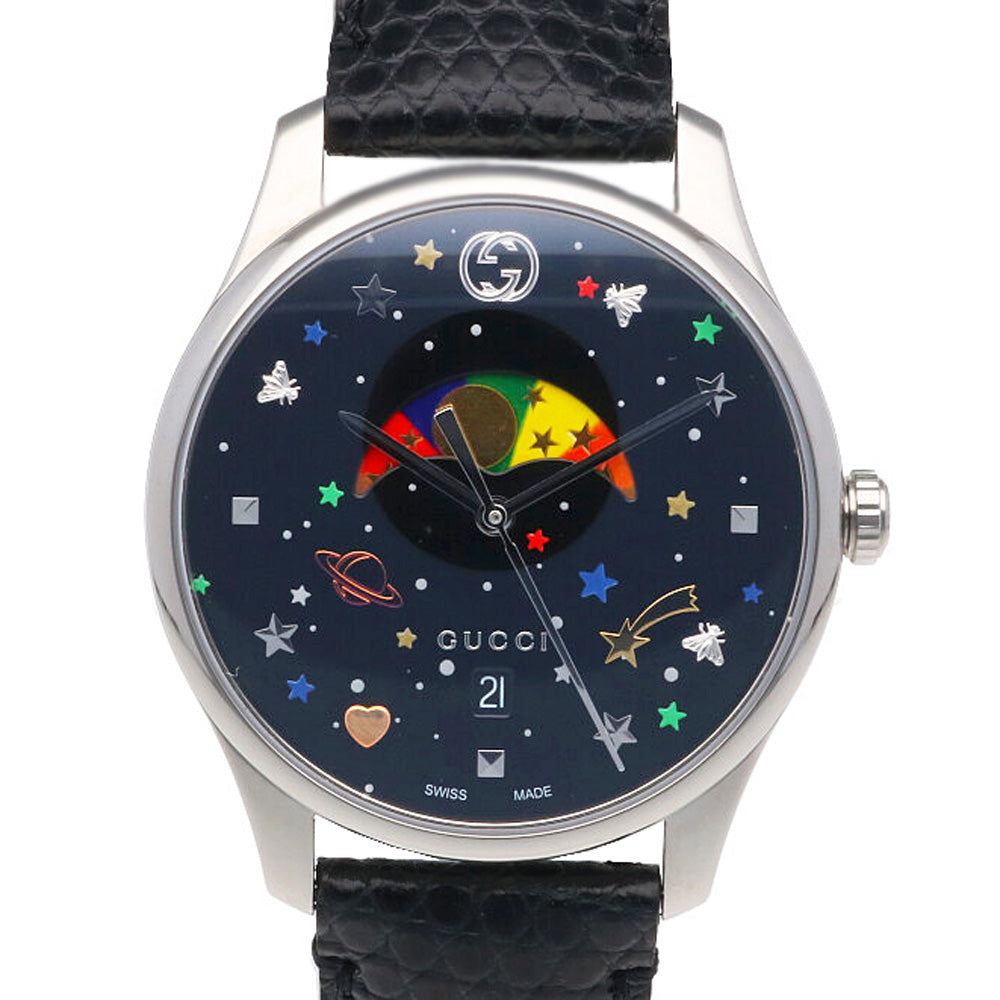 GUCCI グッチ Gタイムレス ムーンフェイズ 腕時計 ステンレススチール