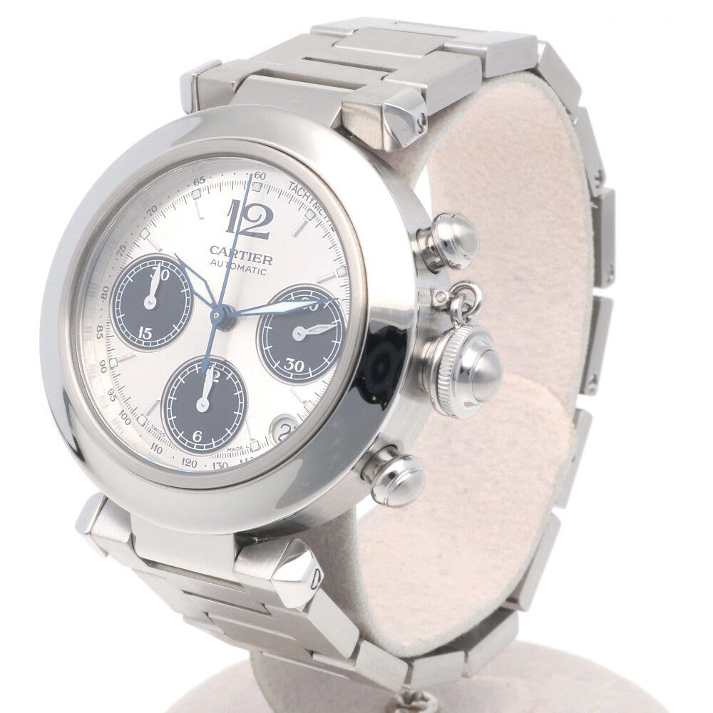 CARTIER カルティエ パシャC クロノグラフ 腕時計 ステンレススチール W31048M7(2412) 自動巻き メンズ 1年保証 中 –  【公式】リサイクルキング オンラインショップ