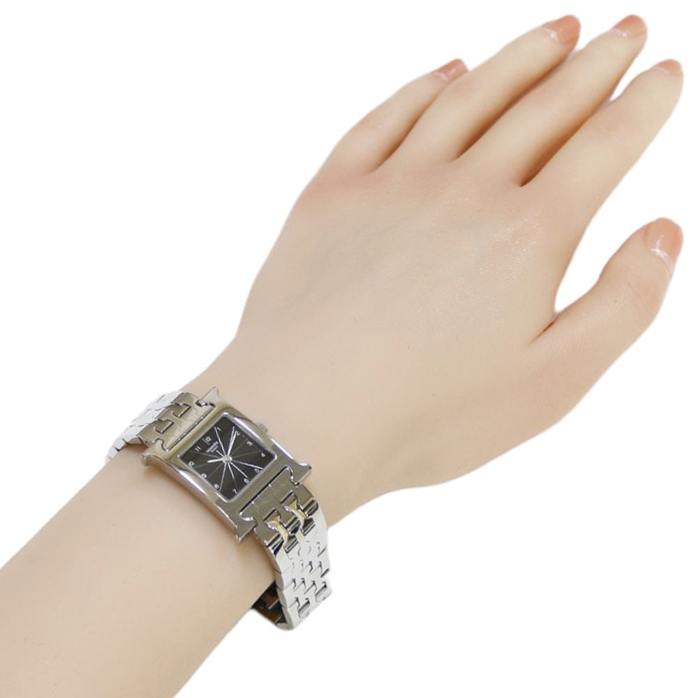 HERMES エルメス Hウォッチ 腕時計 ステンレススチール HH1.210
