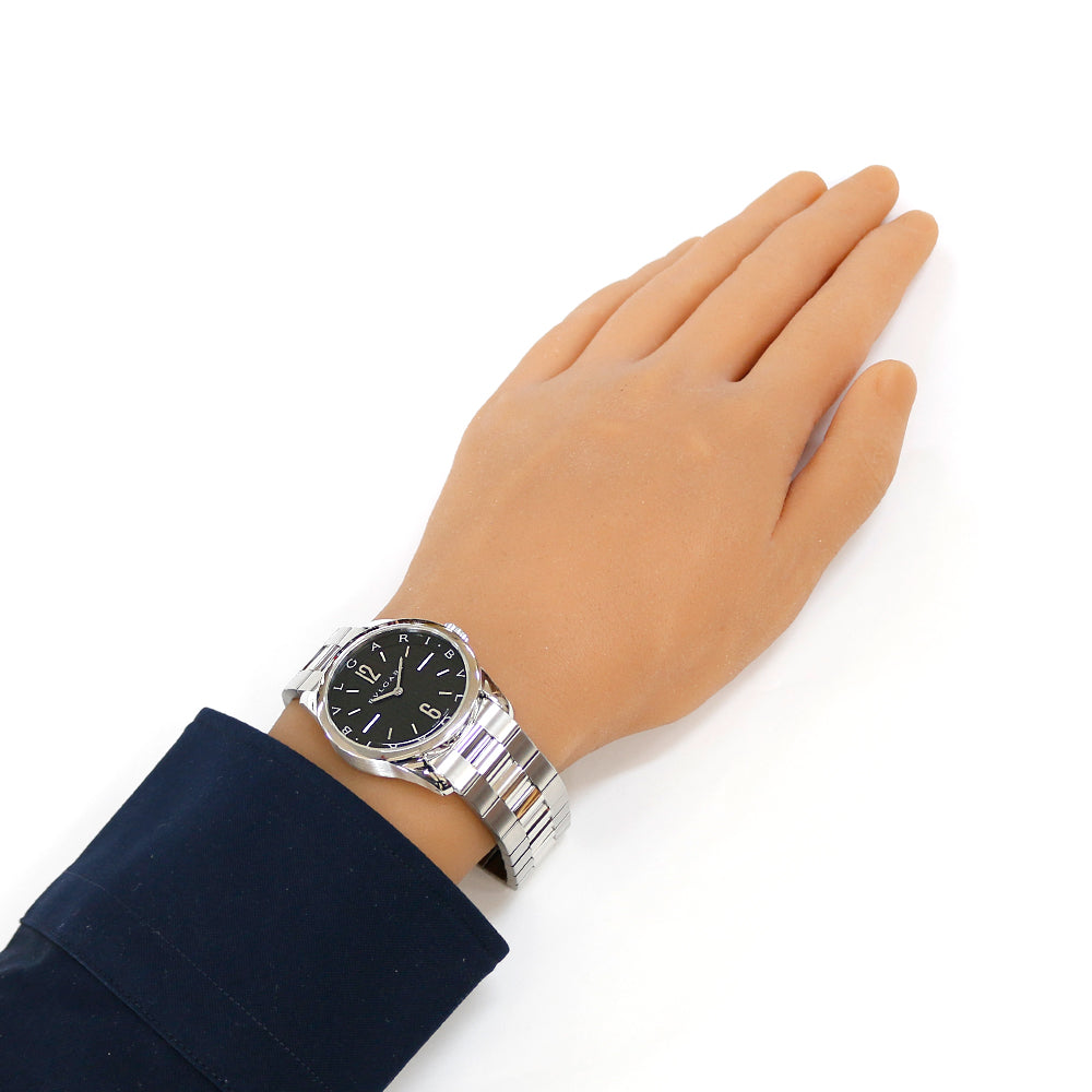 BVLGARI ソロテンポ　メンズ腕 時計 BVLGARI ブルガリ ソロテンポ 腕時計 ステンレススチール ST37S