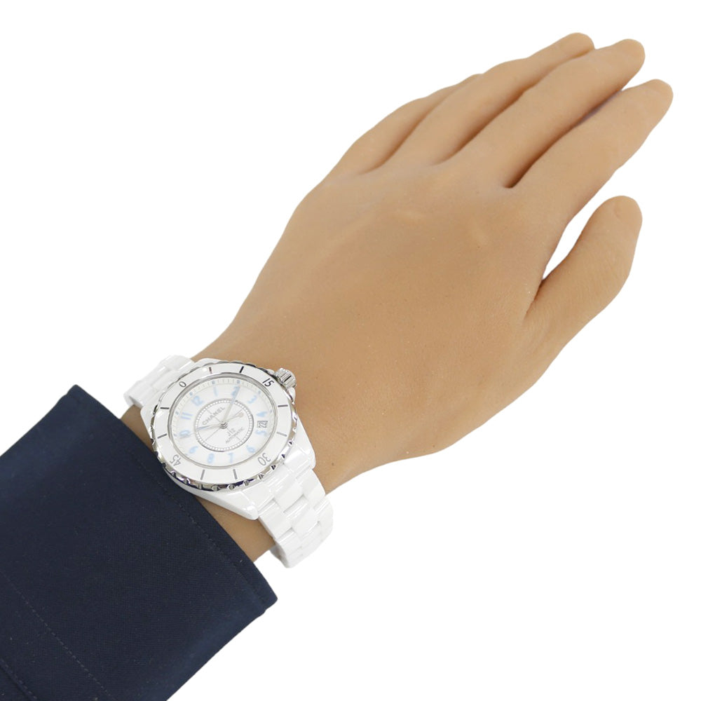 CHANEL シャネル J12 ブルーライト 腕時計 セラミック H3827 自動巻き メンズ 1年保証 中古 – 【公式】リサイクルキング  オンラインショップ