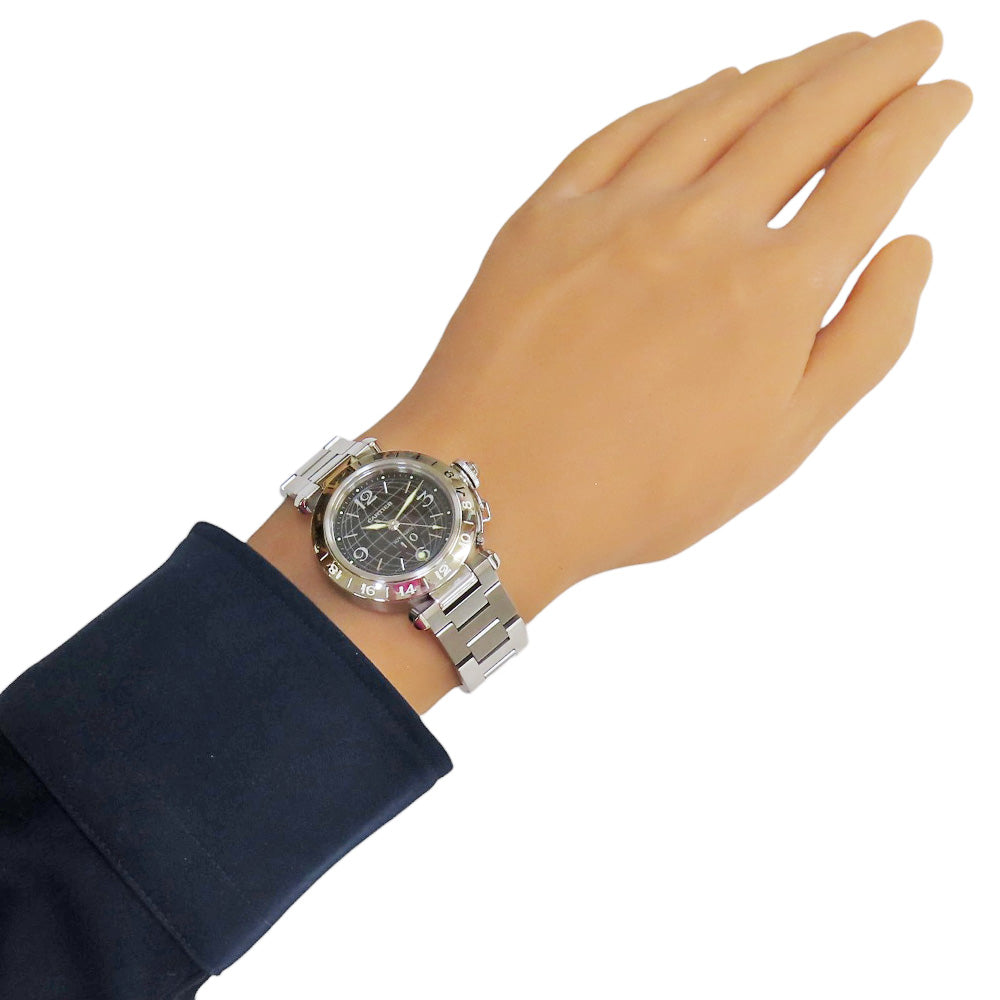 CARTIER カルティエ パシャC メリディアン 腕時計 ステンレススチール