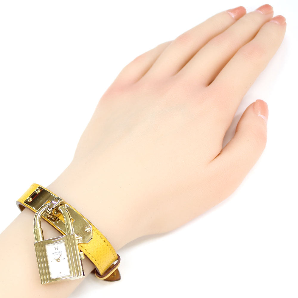 美品　エルメス　ケリーウォッチ　ケリー　腕時計　ブレスレット エルメス「ケリー」ウォッチに23年新作腕時計、“錠前”モチーフの