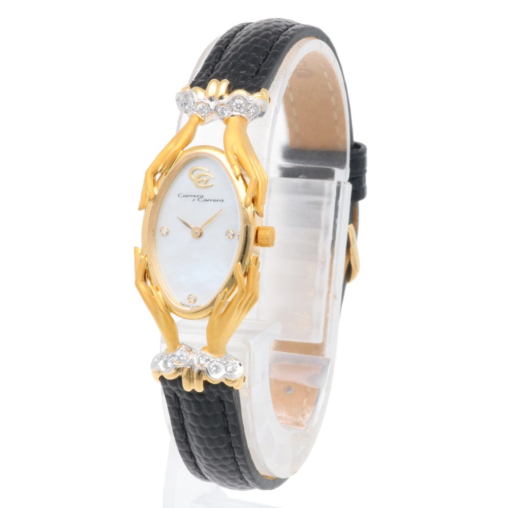 Carrera y Carrera カレライカレラ 腕時計 18金 K18イエローゴールド