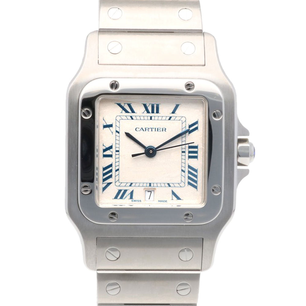 CARTIER カルティエ サントスガルベ LM 腕時計 ステンレススチール