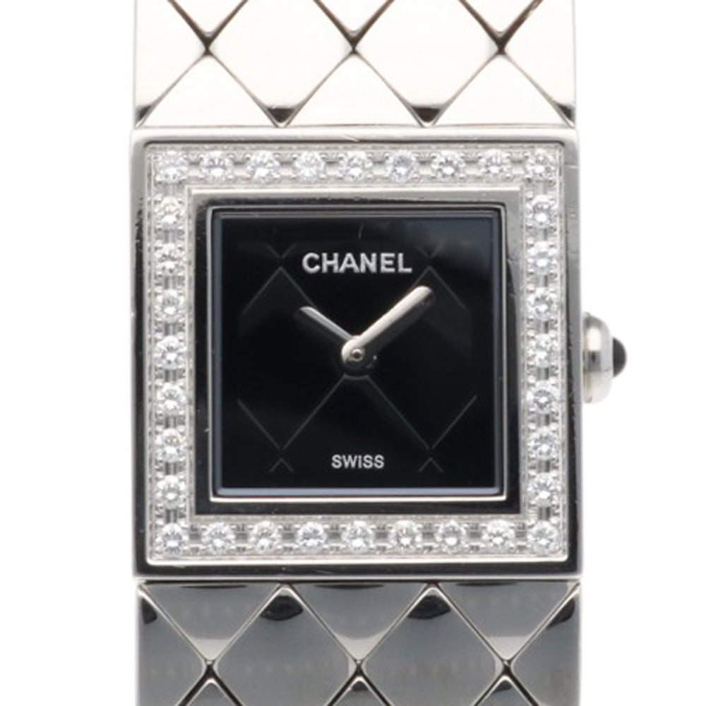 CHANEL シャネル マトラッセ 腕時計 ステンレススチール クオーツ 磨き