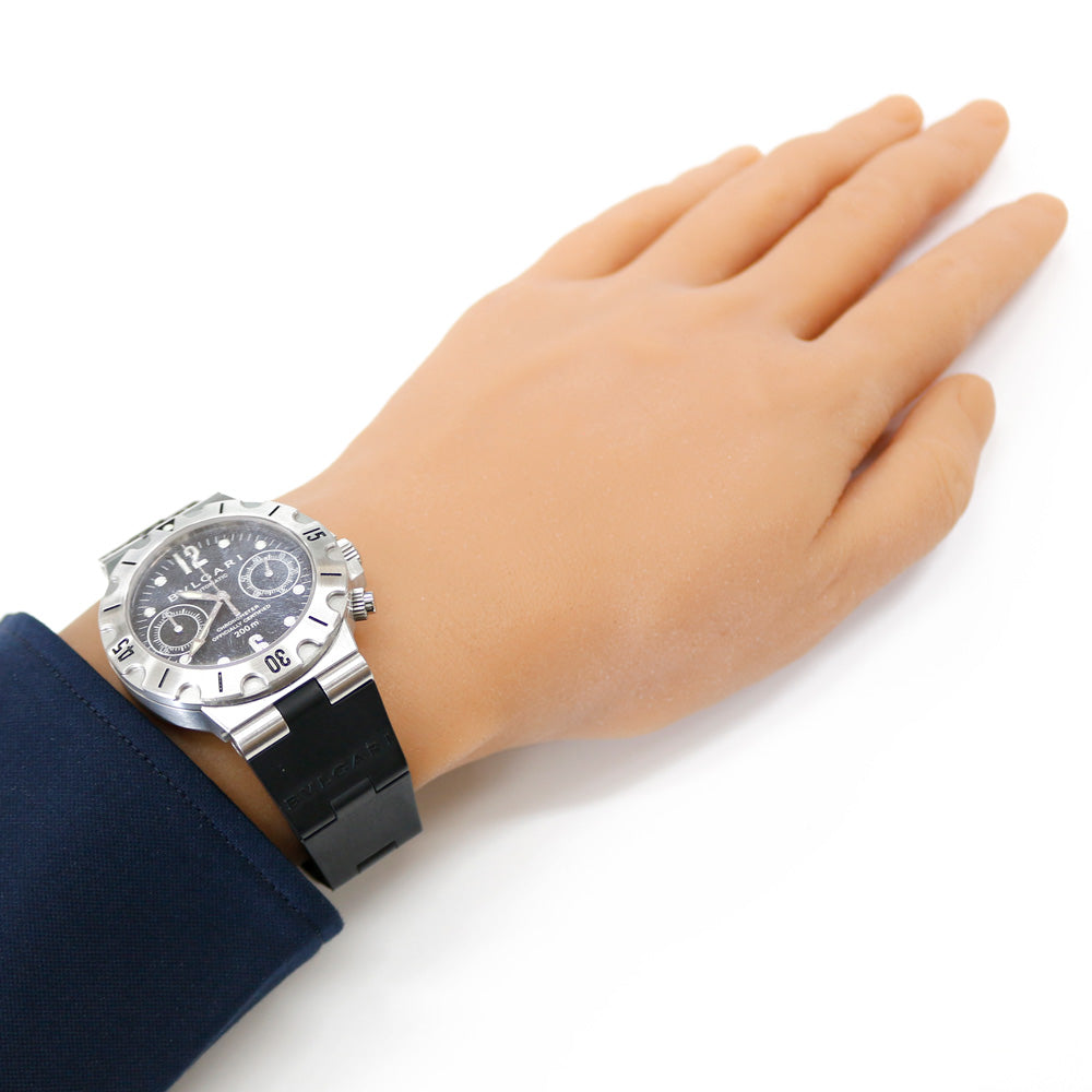 BVLGARI ブルガリ ディアゴノ スクーバ クロノグラフ 腕時計