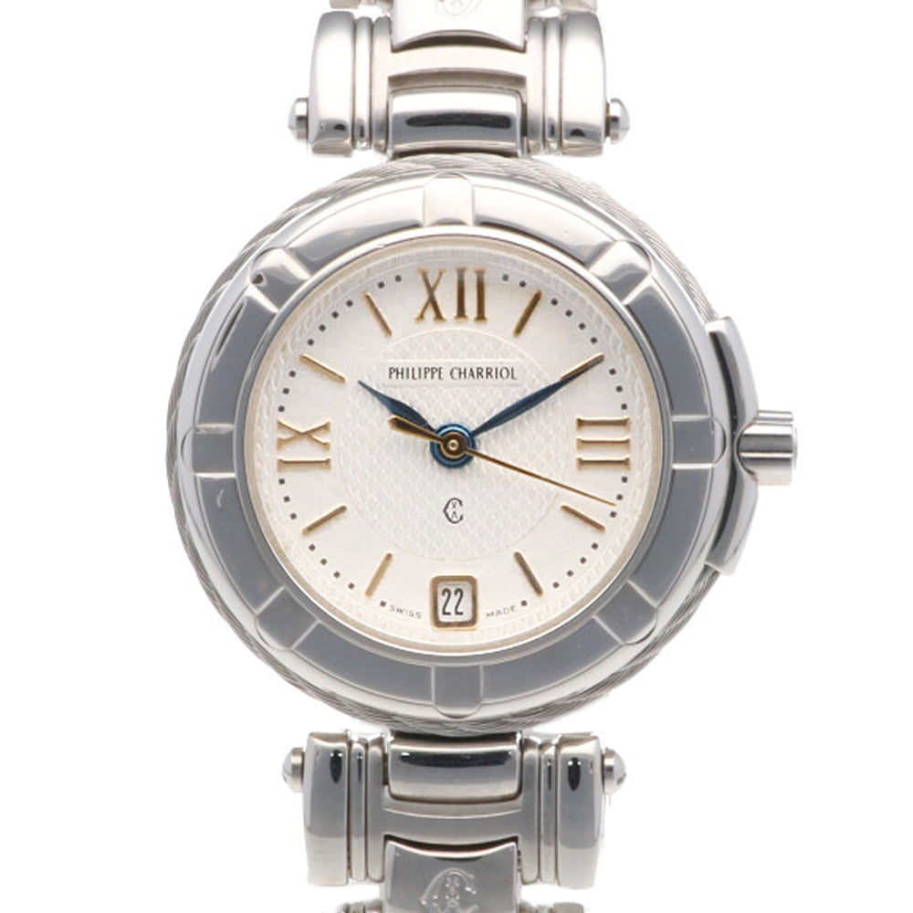 【稼働品】フィリップ・シャリオール　腕時計 PHILIPPE CHARRIOL】フィリップ・シャリオール 腕時計