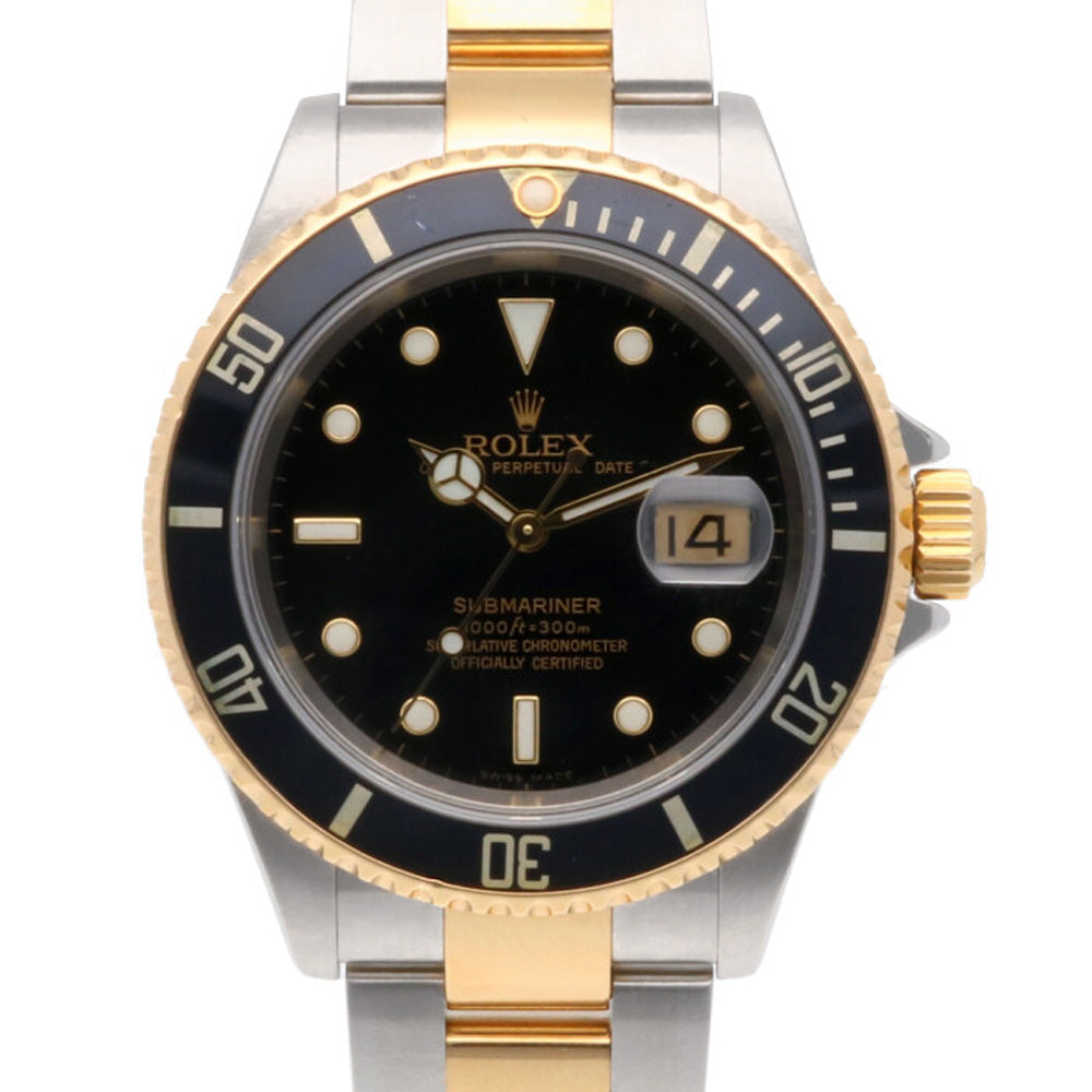 Rolex ROLEX Submariner Date Oyster Perpetual Watch Stainless Steel 16613 Men's Used