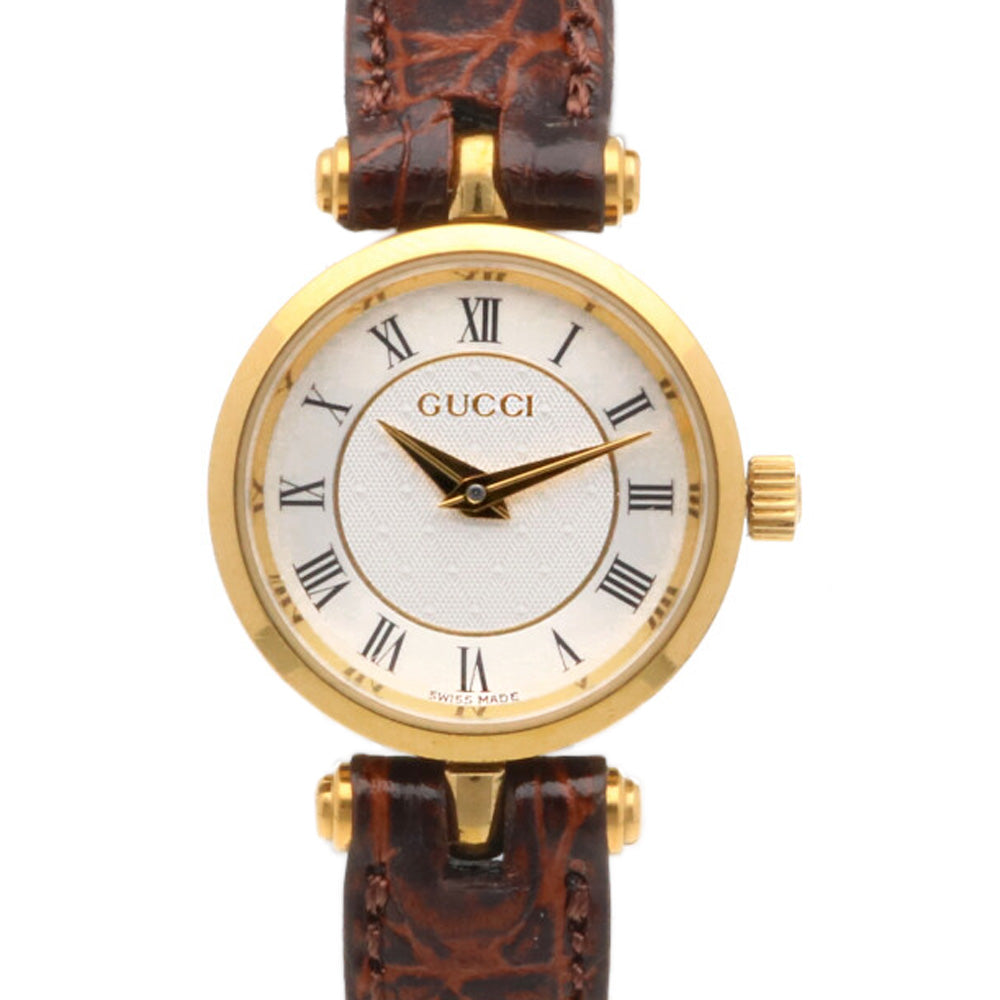 GUCCI グッチ シェリーライン 腕時計 GP クオーツ レディース 1