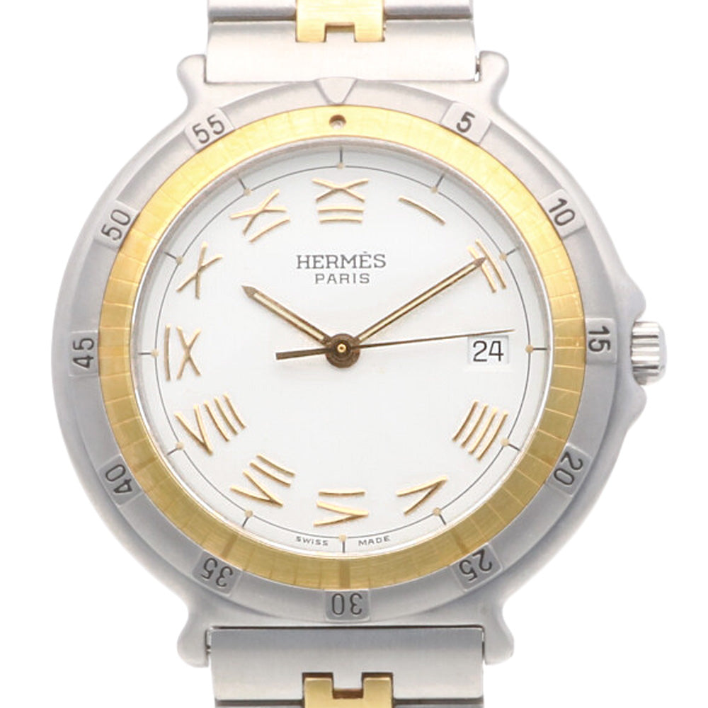 HERMES エルメス キャプテンニモ 腕時計 ステンレススチール 10ATU